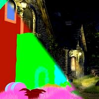 Random diffuse colors for material ID map