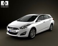 Hyundai i40 Tourer 2012 3D Model