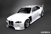 BMW E36 Shark tuning 3D Model