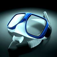Snorkel and Scuba Mask [rigged]