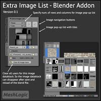 Extra Image List - Blender Addon