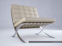 CHAIR BARCELONA 3D Model