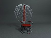 Dragon Throne 3D Model