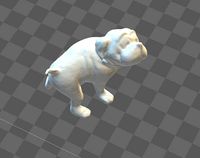 BANDIT JONNY QUEST DOG figure toy model | 3D