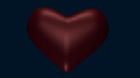 High polygonal heart