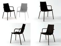 Voile chairandarmchair