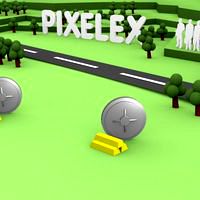 Pixelex intro animation