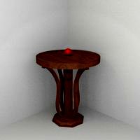 Pedestal table to flood art-d