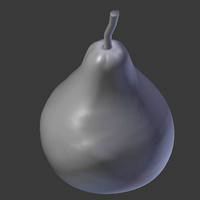 Pear Highpoly(sculpted)