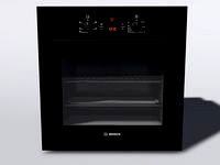 Bosch Integrated Oven Black3d model