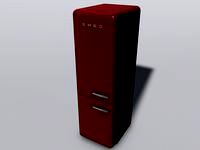 Smeg Fridge Freezer Shell only3d model