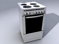 Basic Electric oven3d model