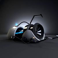 Portal Gun + light streak [rigged]