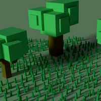 Cubic Tree Scene