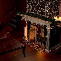 Christmas Fireplace