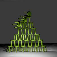 green stool