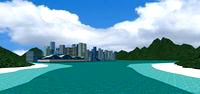Twin Islands3d model