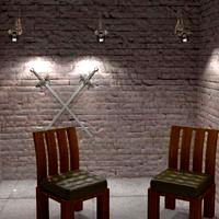 Room with IES + Swords + Chairs