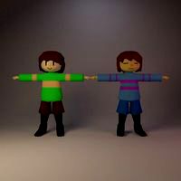 Undertale - Frisk & Chara