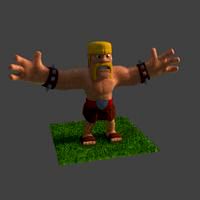 Clash of Clans Barbarian