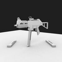 UMP-45 sub-machine gun.