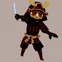 Low Poly Samurai