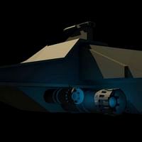 Star Wars Republic Acclamator Cruiser Lowpoly