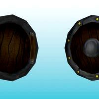 Shield handpainted lowpoly n2
