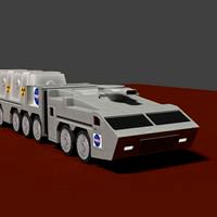 Future Mars vehicle, truck