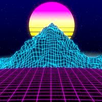 The Grid (80s Neon Landscape)