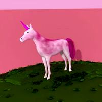 Pink Unicorn3d model
