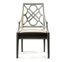 Stanley Furniture - Barbara Chippendale Armchair, Gray