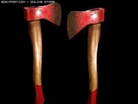 Red AxeHatchet 3D Model