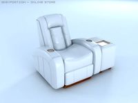 Wall Recliner Armchair 3D Model