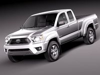 Toyota Tacoma Access Cab 2012 3D Model