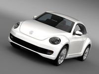 VW iBeetle 2015 3D Model