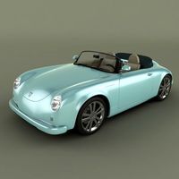 PGO Speedster II Porsche 356 3D Model