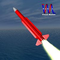 US Tartar SAM missile 3D Model