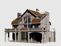 Villa 168 3D Model