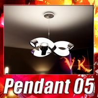 Modern Pendant Lamp 05 3D Model