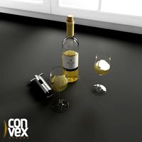 Convexshapes Kitchen Decorations Wine 3D Model