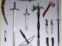 Low Poly Medieval Weapons 3D Model