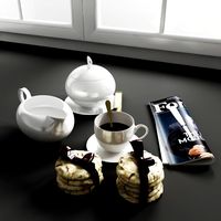 Convex Kitchen Decorations Big coffee cakes 3D Model