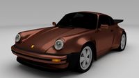 1975 Porsche 911 930 3D Model