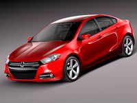 Dodge Dart 2013 3D Model