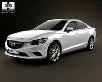 Mazda 6 sedan 2013 3D Model