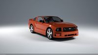 Ford mustang low poly 3D Model