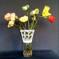 Vase à visser sur des bocaux de confiture