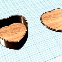 heart shaped box with lid
