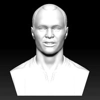 ANDRES INIESTA BUST 3D PRINT READY